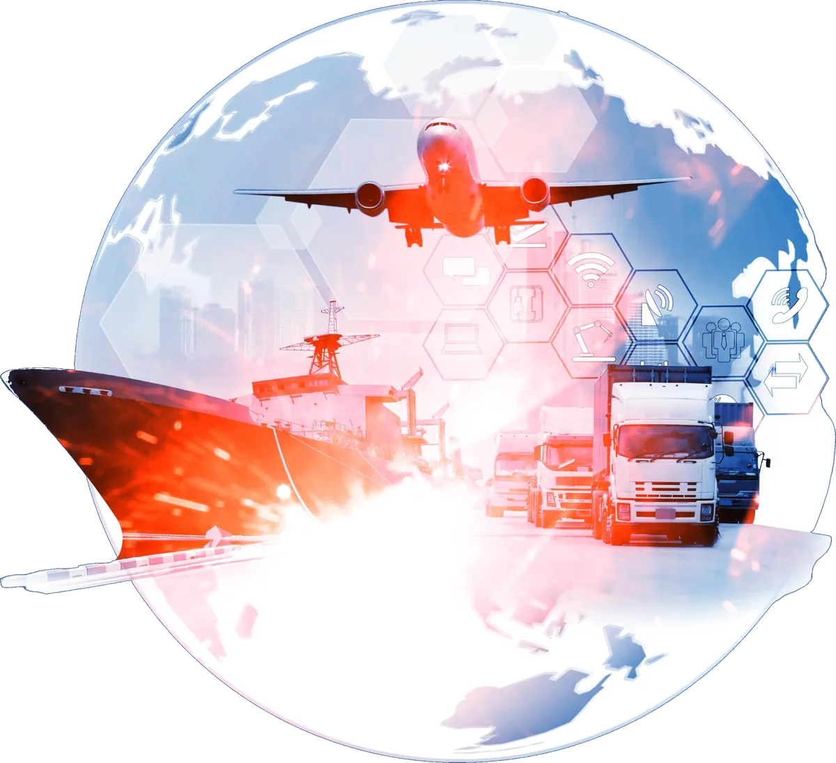 Alcance logístico global da Citygusa